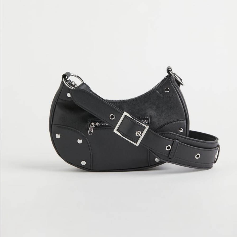 Small Faux Leather Shoulder Bag